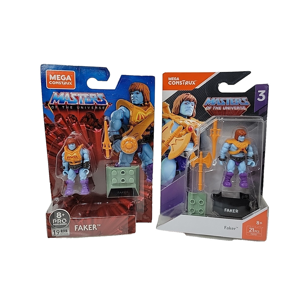 Mega Construx Masters of the UNIVERSE Faker Battle Armor Set Of 2 Figures MOTU